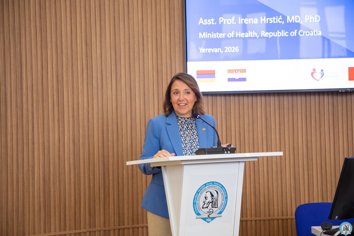 Official Invitation to Participate in the Armenian Medical World Congress 2027 (AMWC2027) Extended to the Minister of Health of the Republic of Croatia